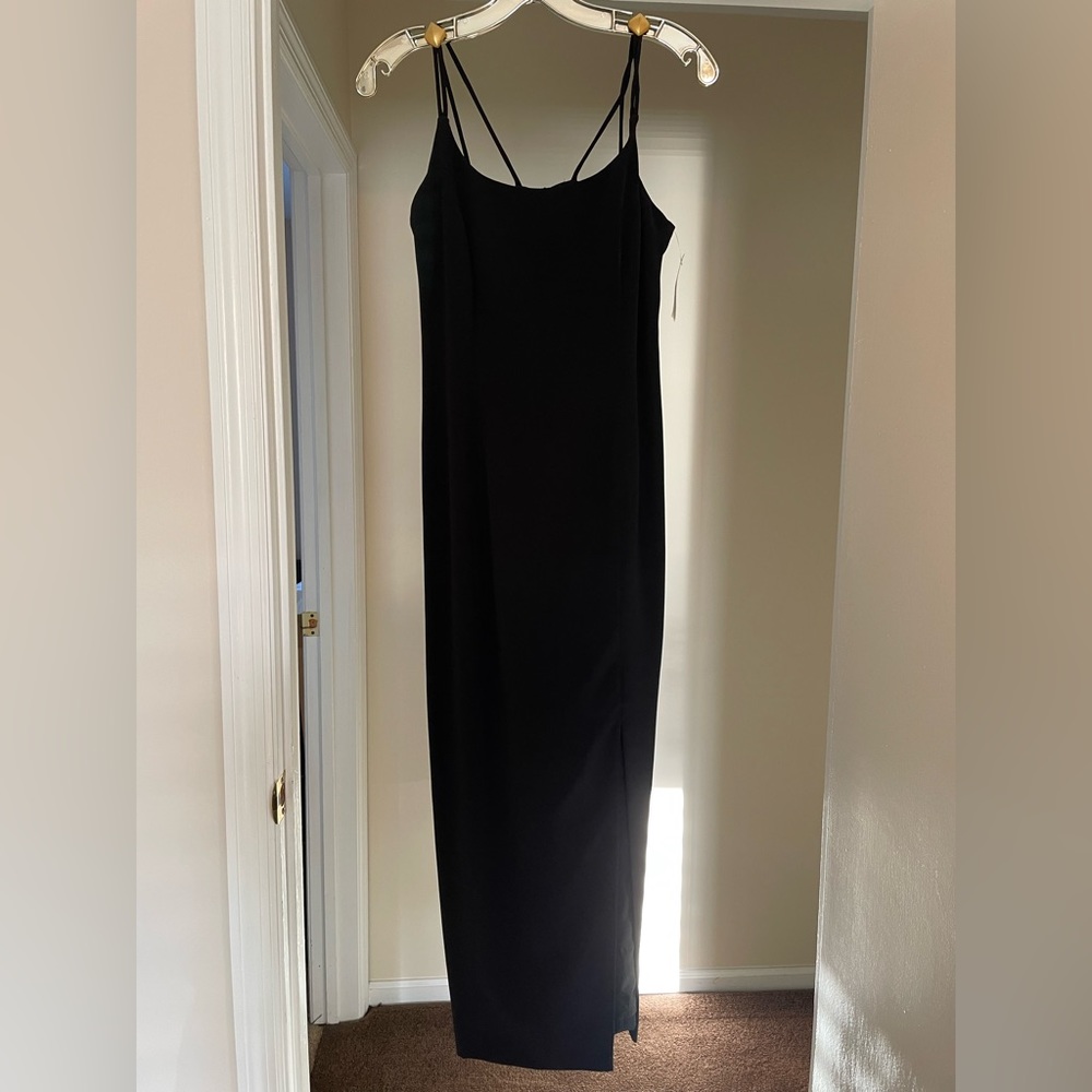 Vintage Black Jones New York Evening Gown Size 4P